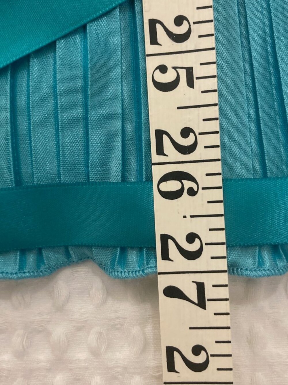 VTG Le Chateau Teal Pleated Cami Blouse Beaded Y2K Made in Canada S - Picture 12 of 16